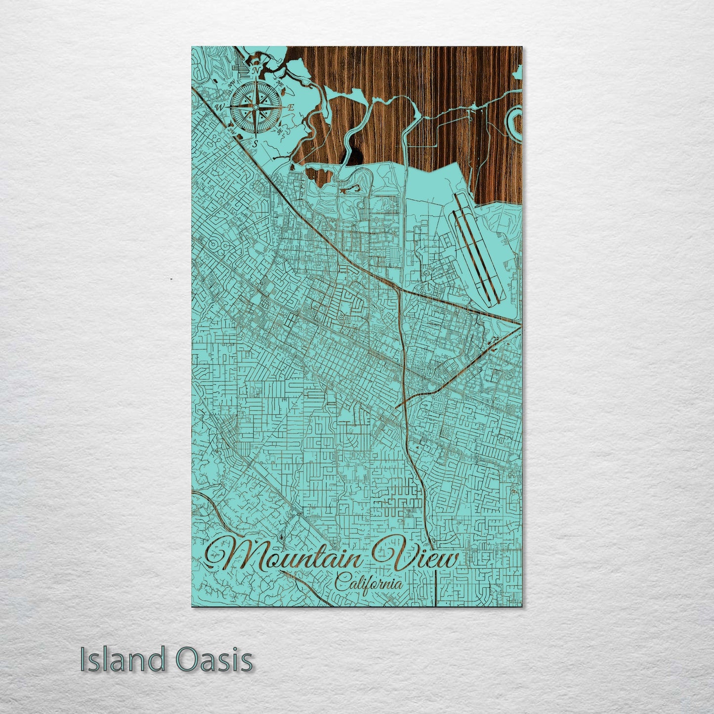 Mountain View, California Street Map