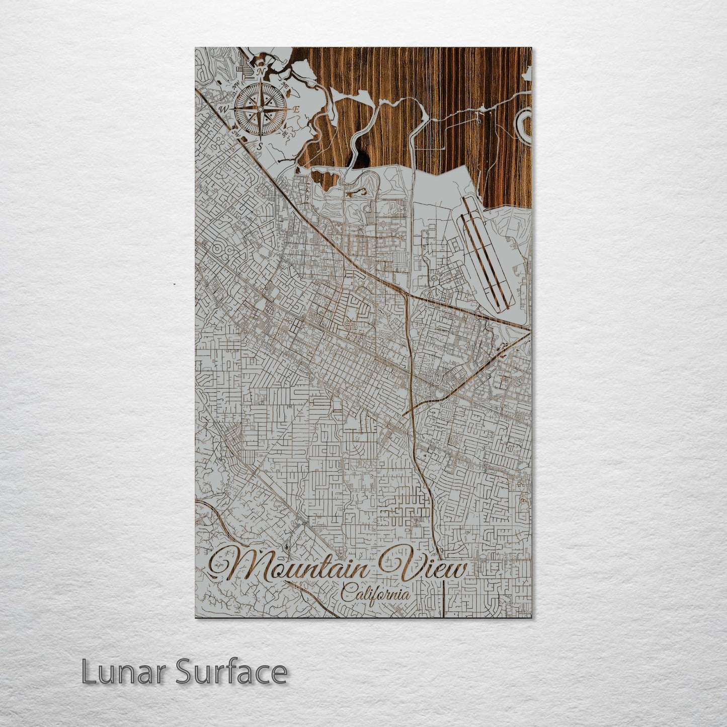 Mountain View, California Street Map