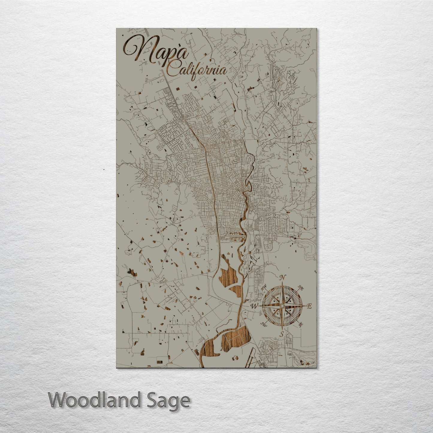 Napa, California Street Map