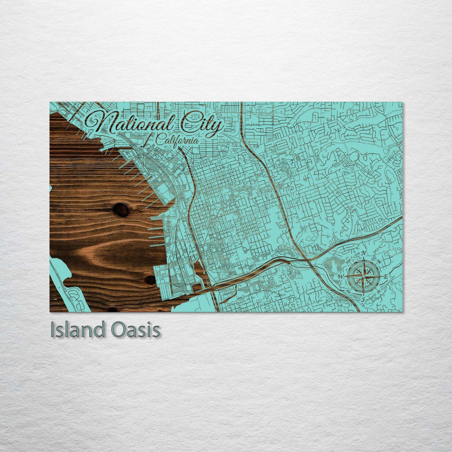 National City, California Street Map