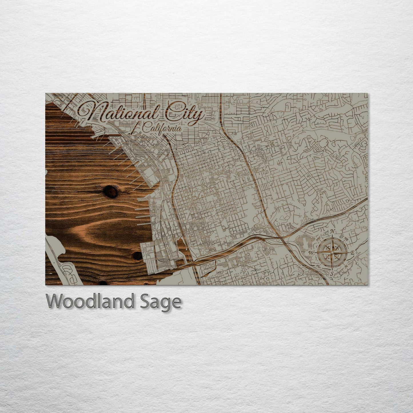 National City, California Street Map