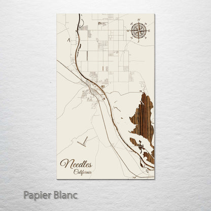 Needles, California Street Map