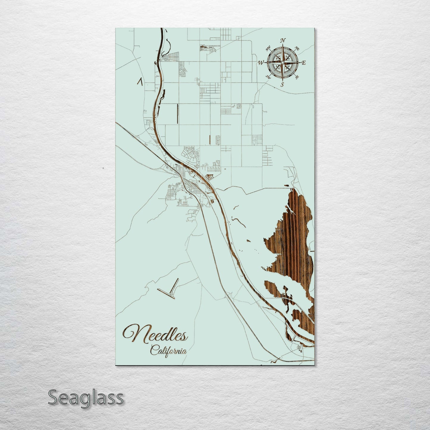 Needles, California Street Map
