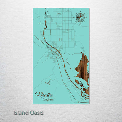 Needles, California Street Map