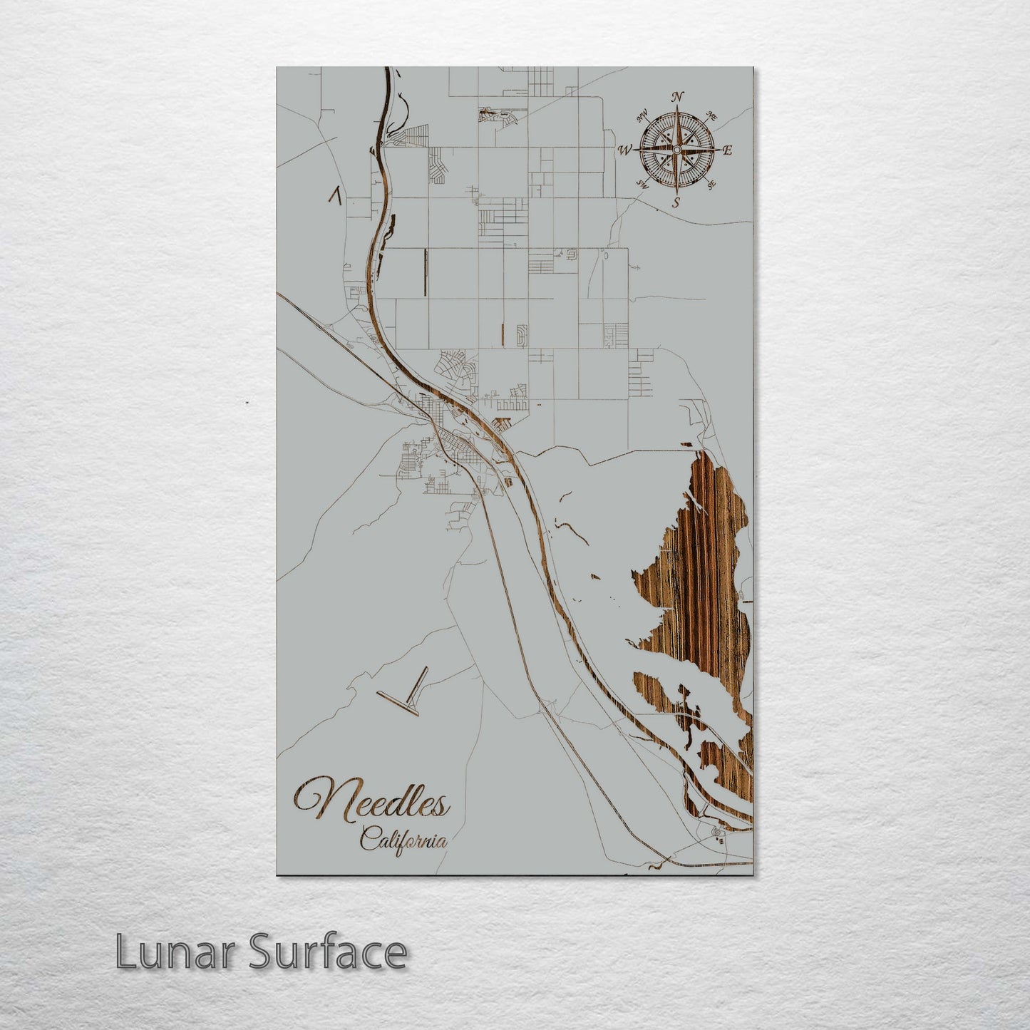 Needles, California Street Map