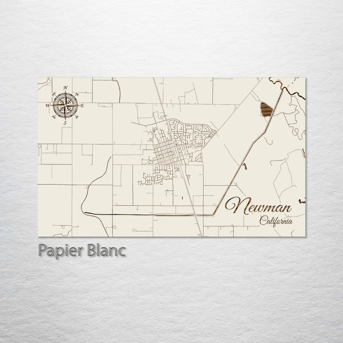 Newman, California Street Map