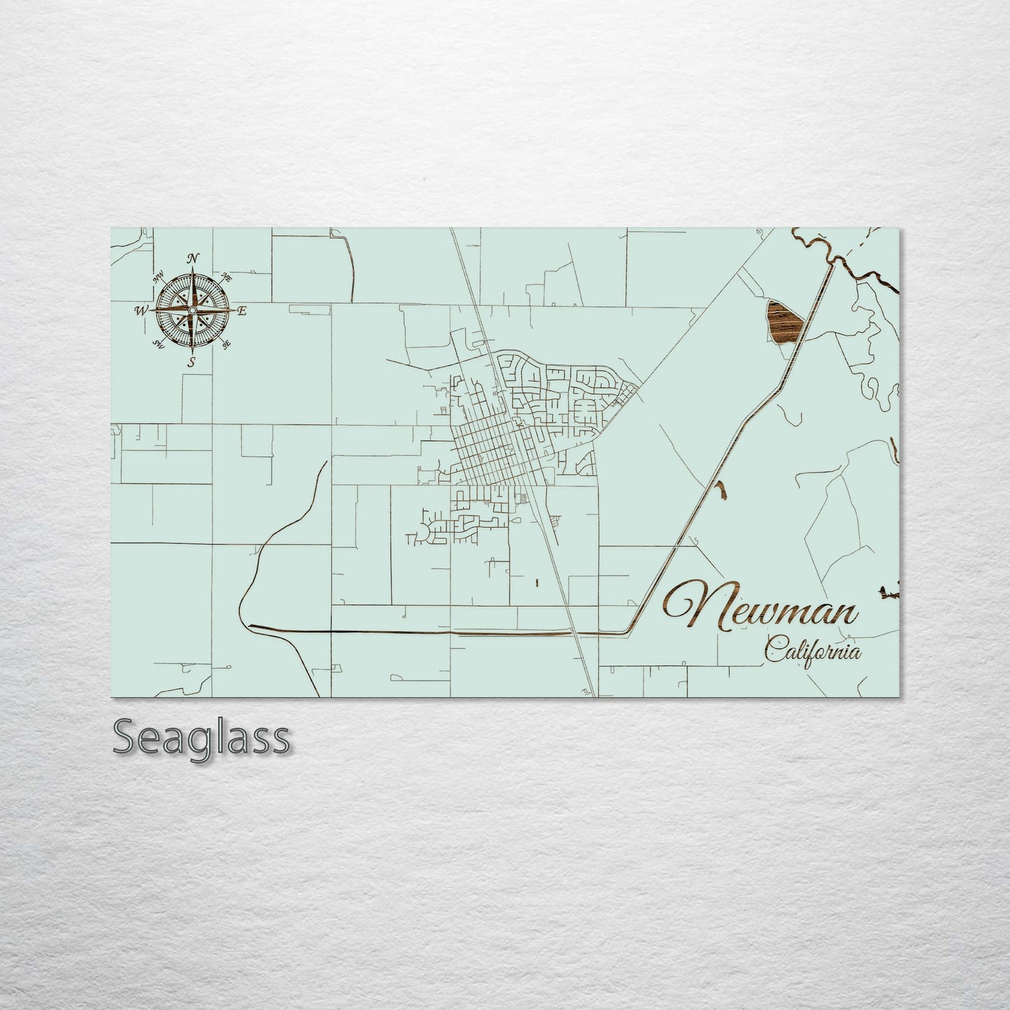 Newman, California Street Map