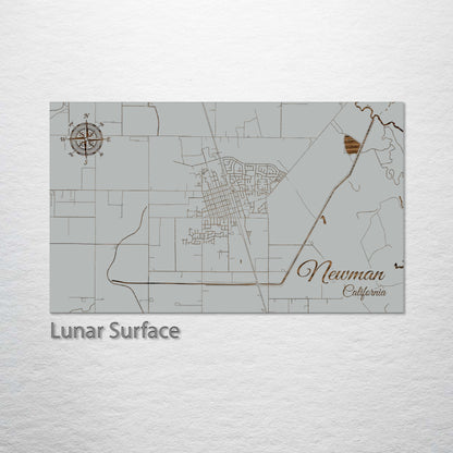 Newman, California Street Map