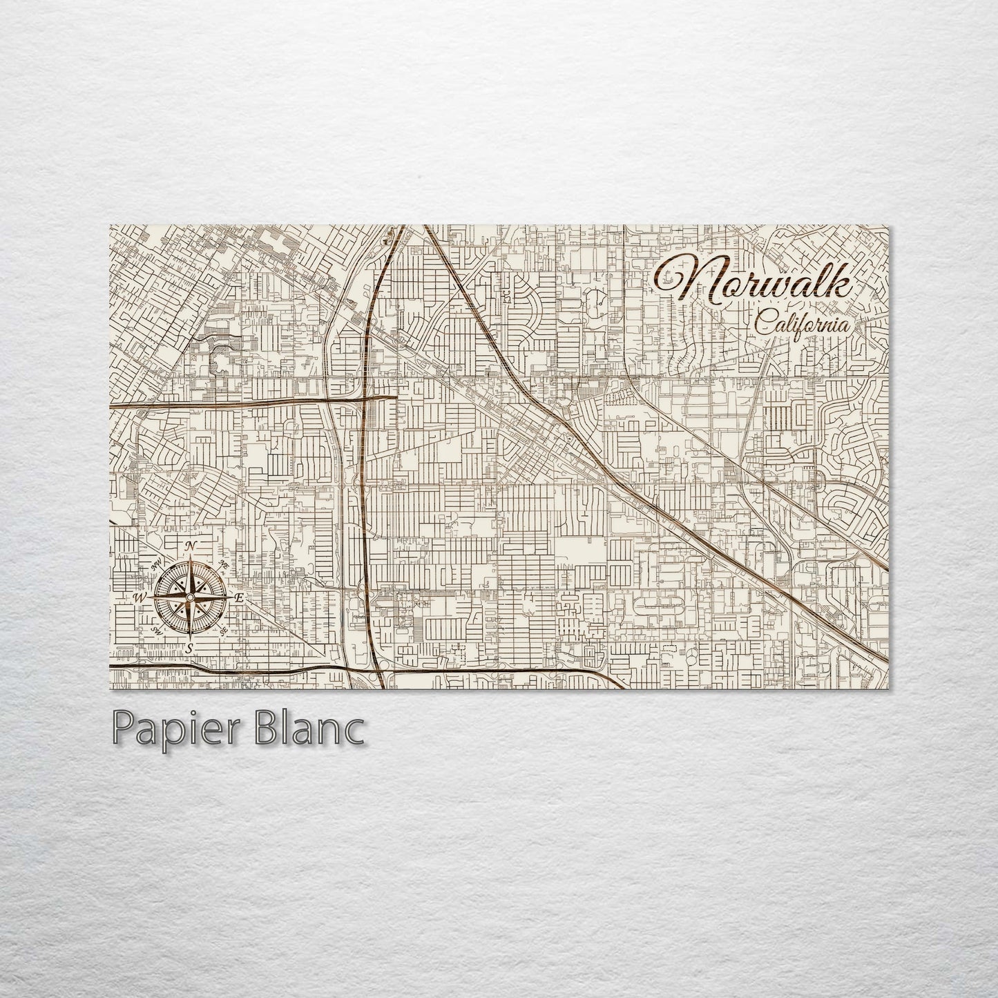 Norwalk, California Street Map