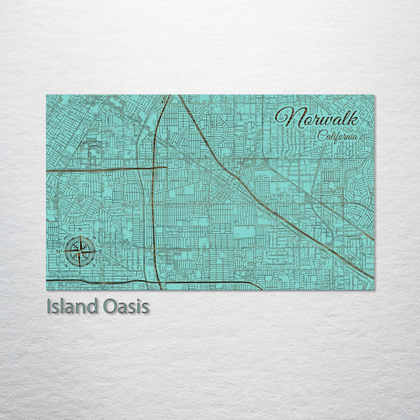 Norwalk, California Street Map