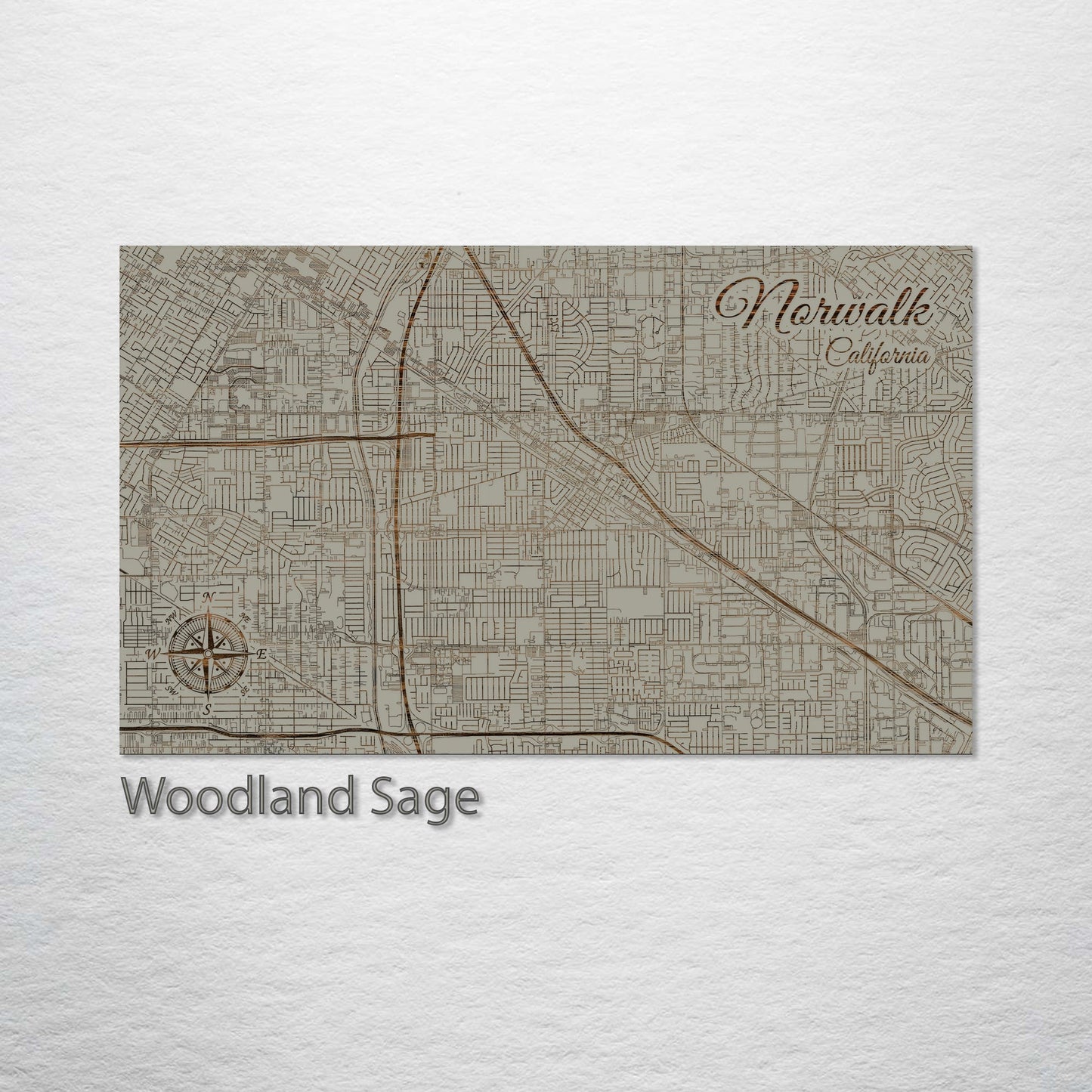 Norwalk, California Street Map