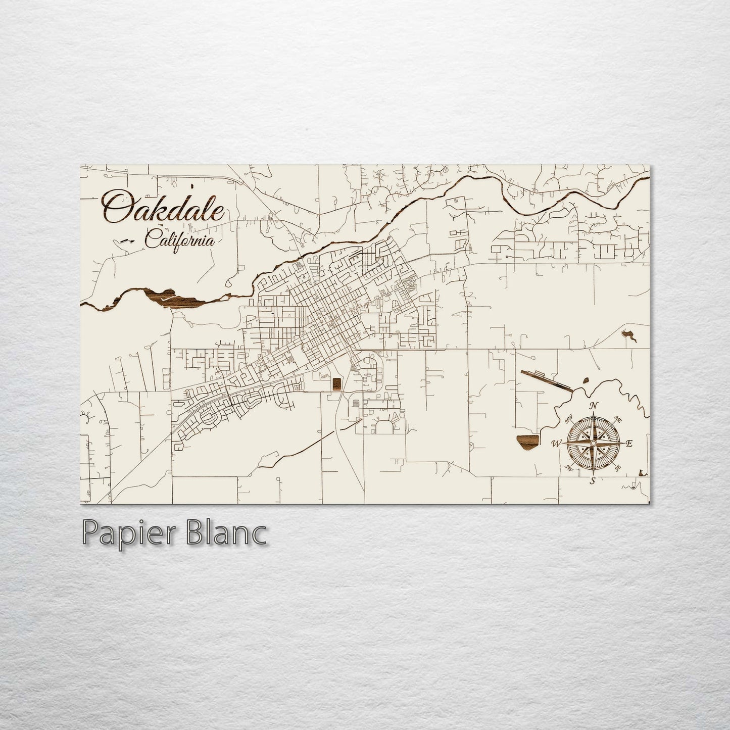 Oakdale, California Street Map