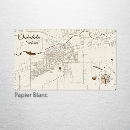 Oakdale, California Street Map