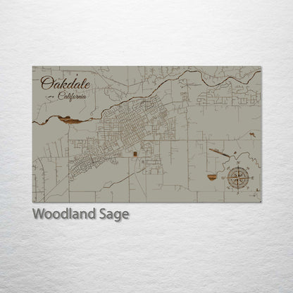 Oakdale, California Street Map