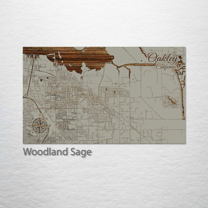 Oakley, California Street Map