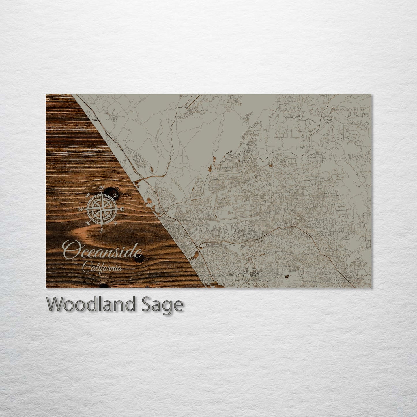 Oceanside, California Street Map