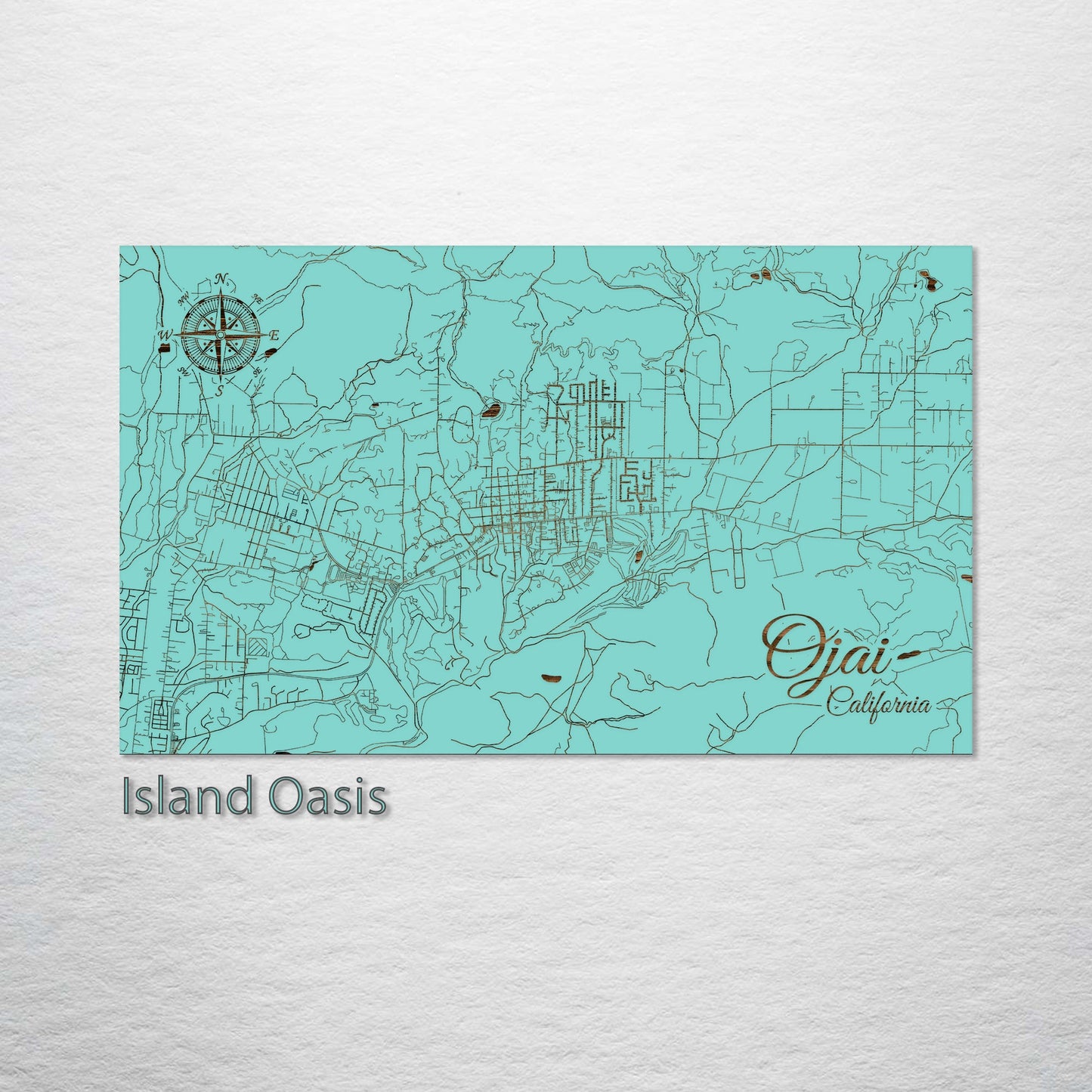 Ojai, California Street Map