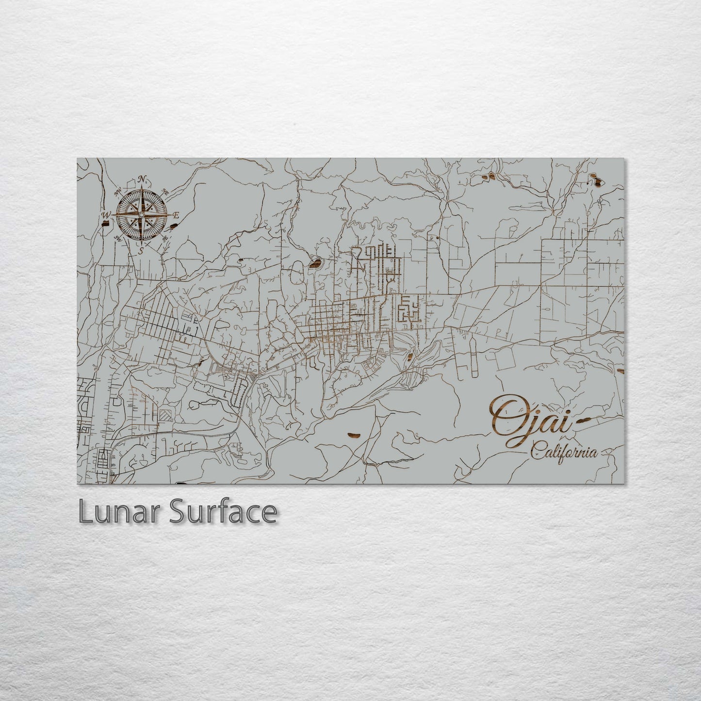 Ojai, California Street Map