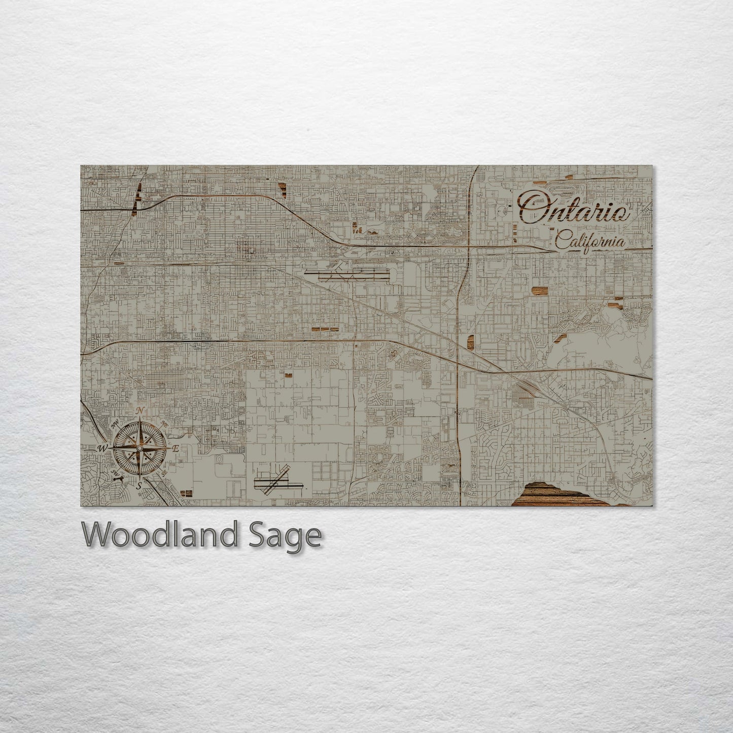 Ontario, California Street Map