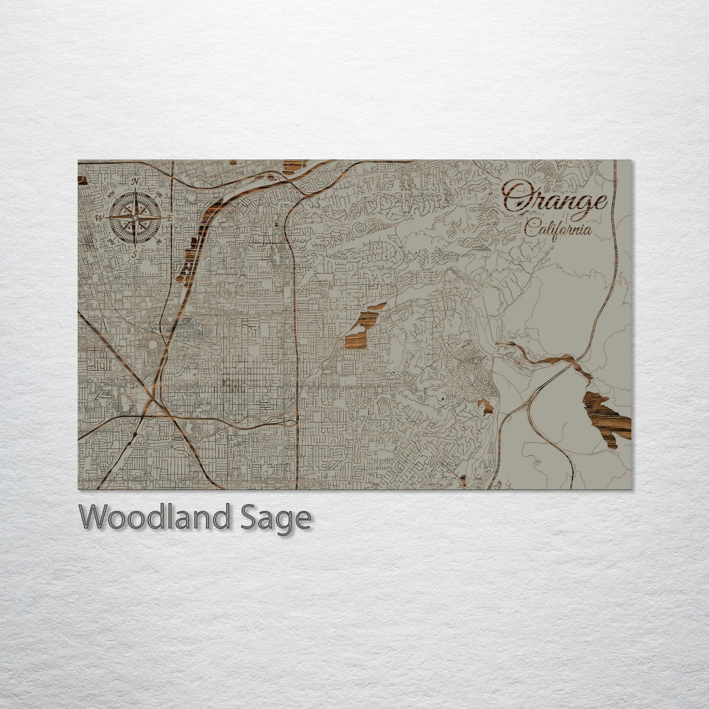 Orange, California Street Map