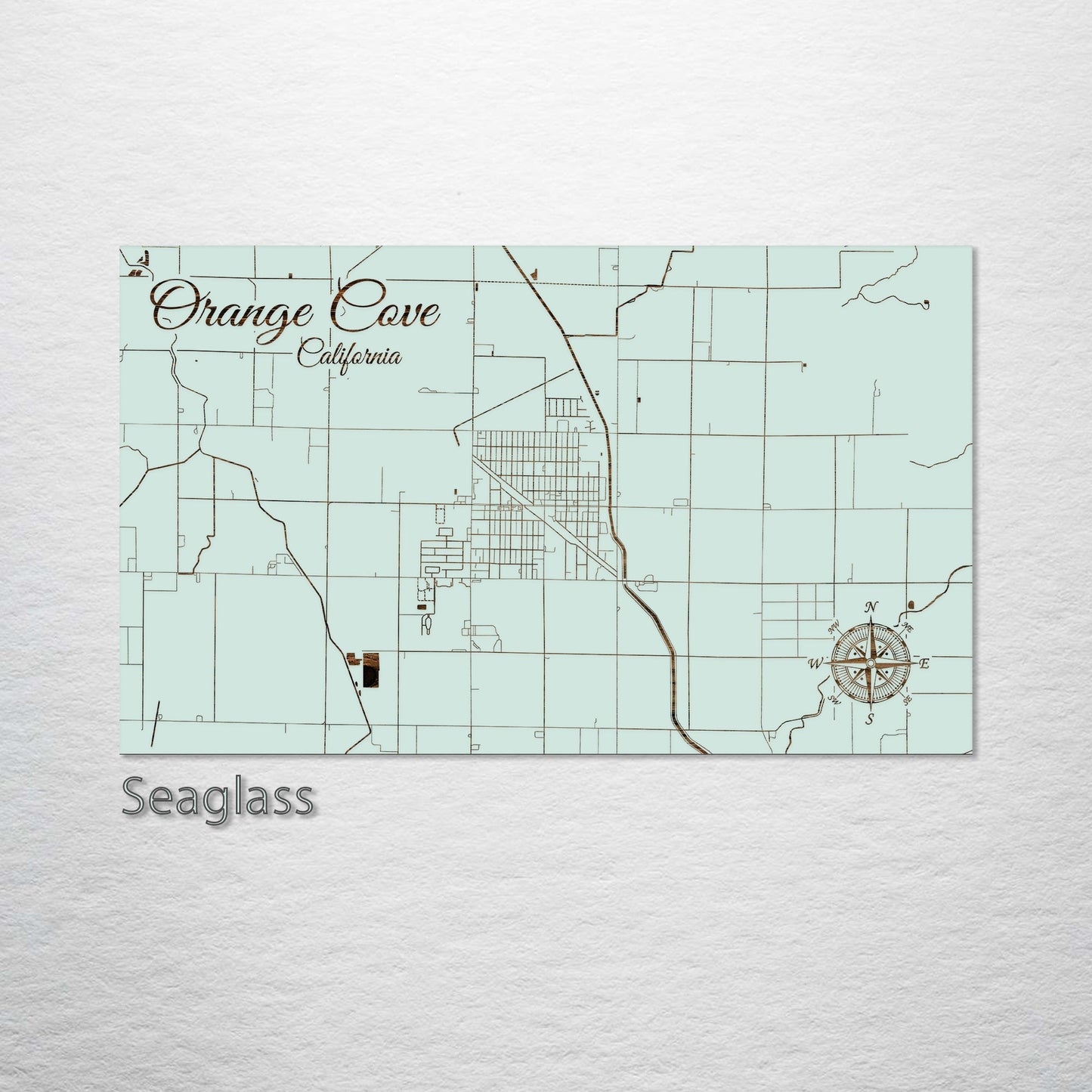 Orange Cove, California Street Map