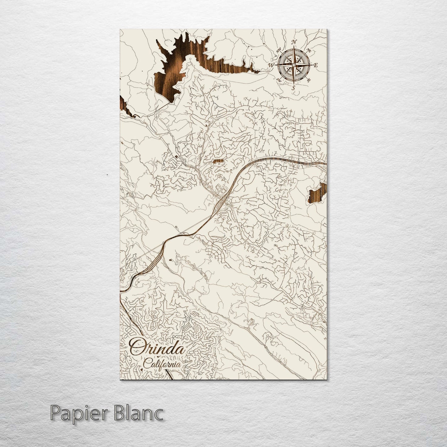 Orinda, California Street Map