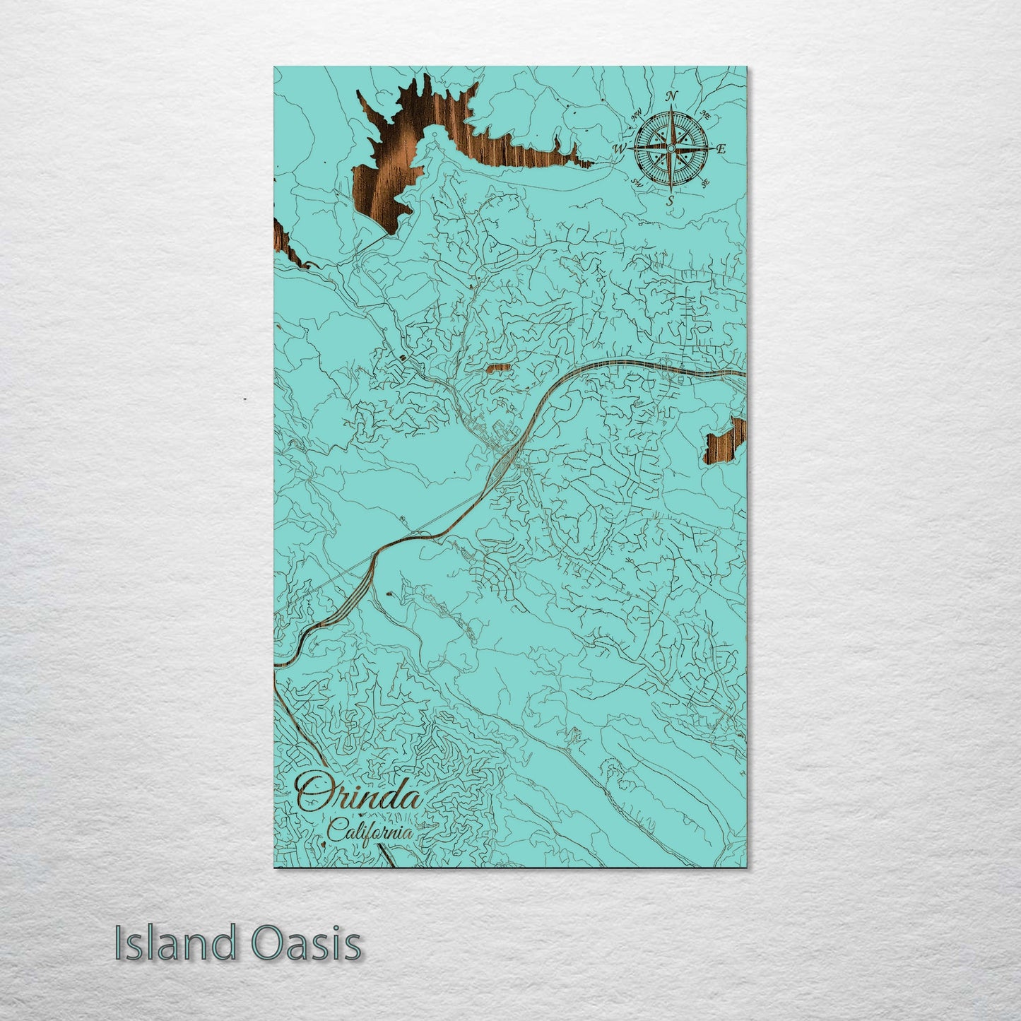 Orinda, California Street Map