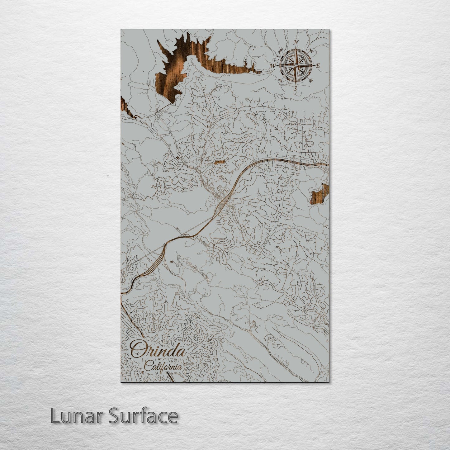 Orinda, California Street Map