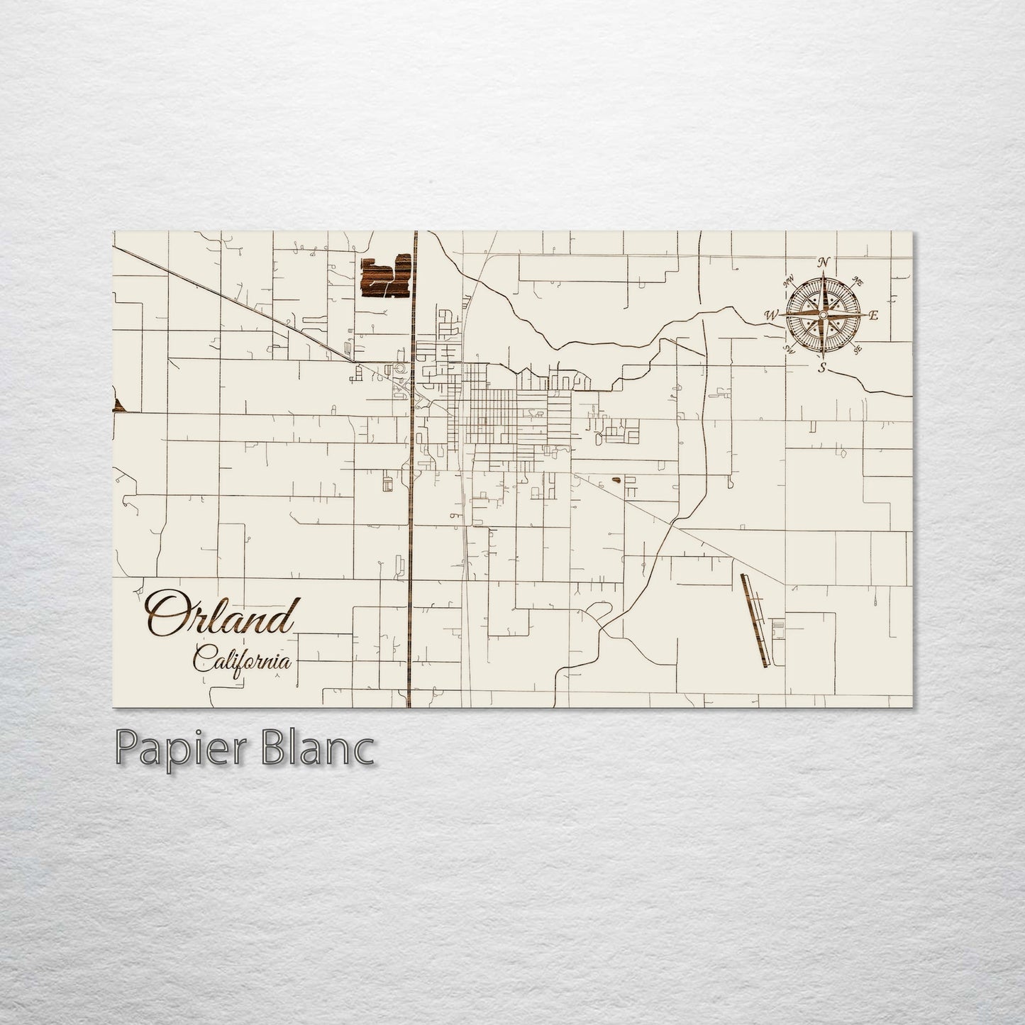 Orland, California Street Map