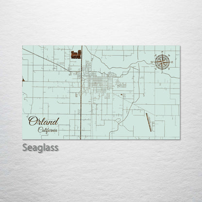 Orland, California Street Map