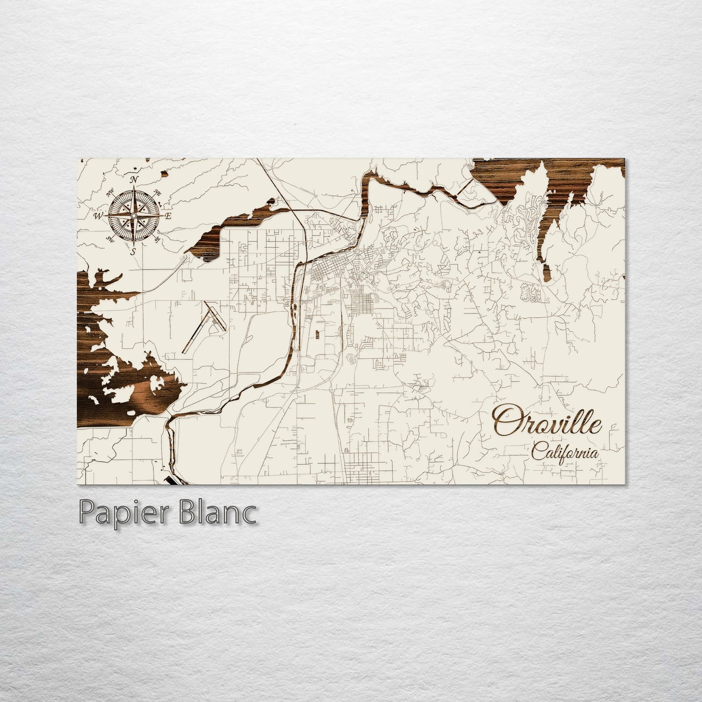 Oroville, California Street Map