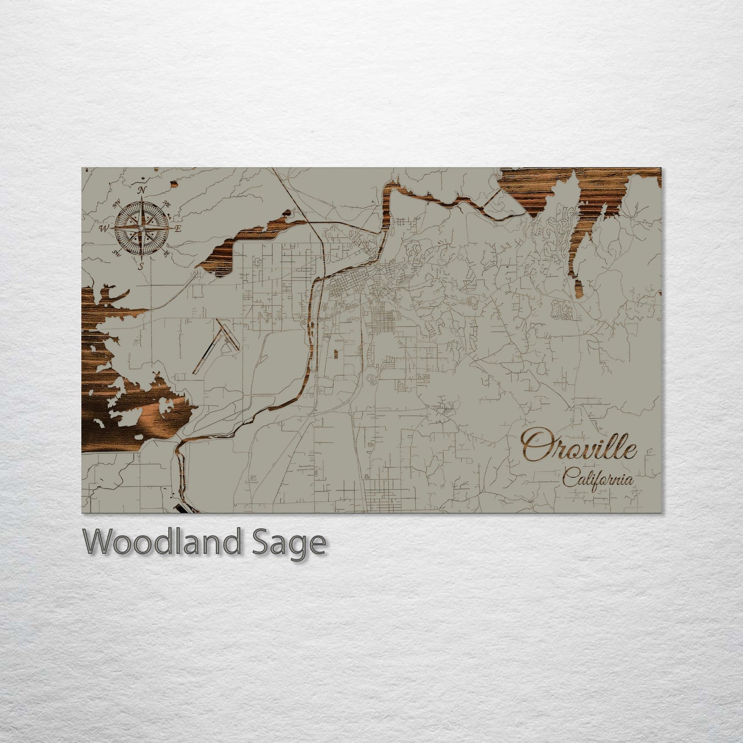 Oroville, California Street Map