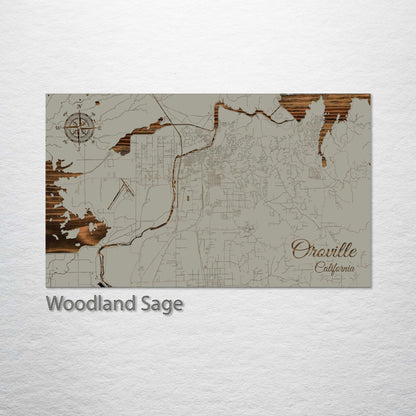 Oroville, California Street Map