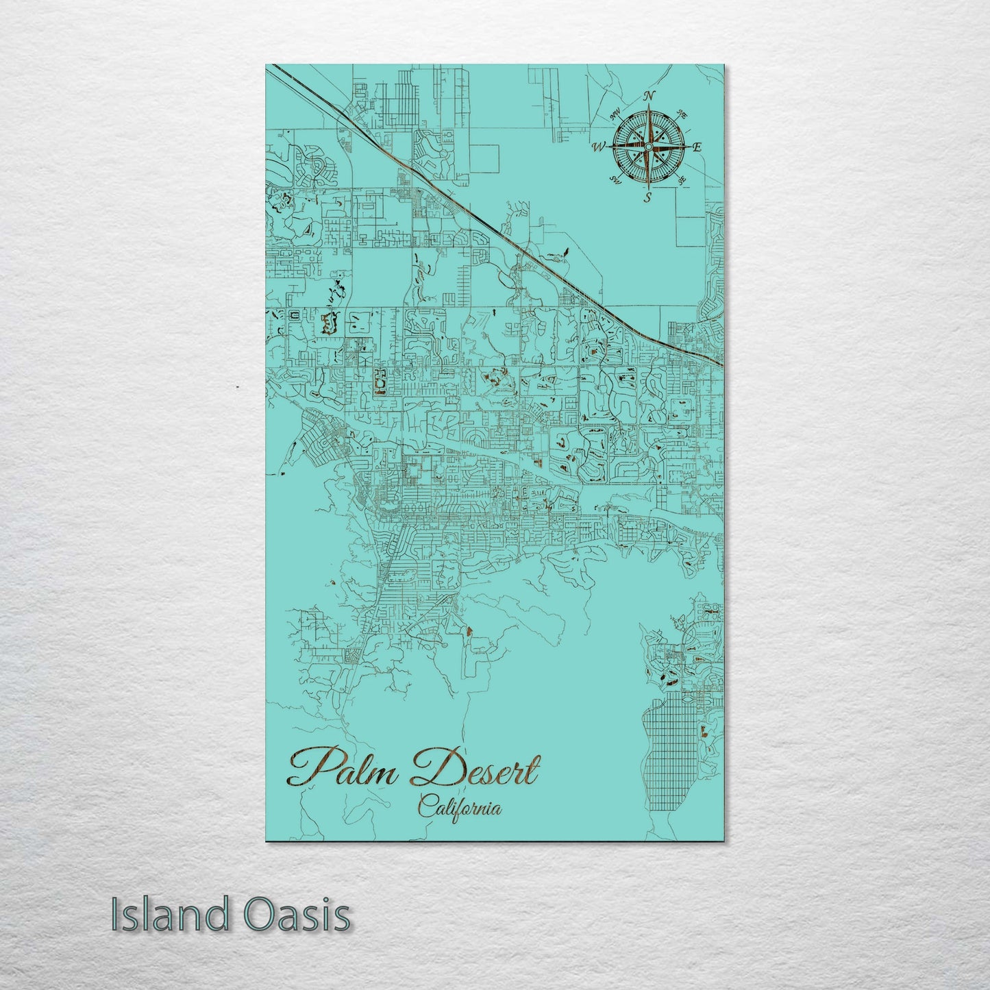 Palm Desert, California Street Map