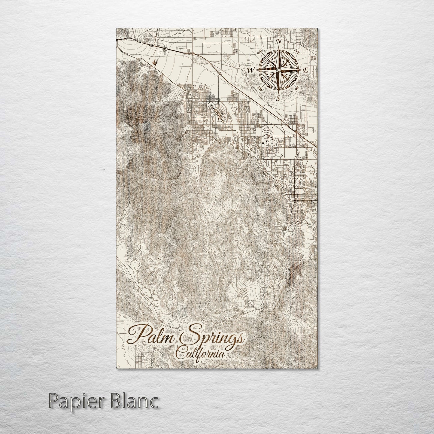 Palm Springs, California Street Map