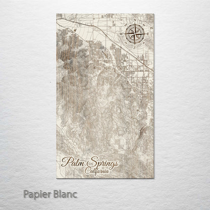 Palm Springs, California Street Map