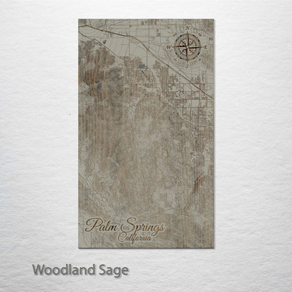 Palm Springs, California Street Map