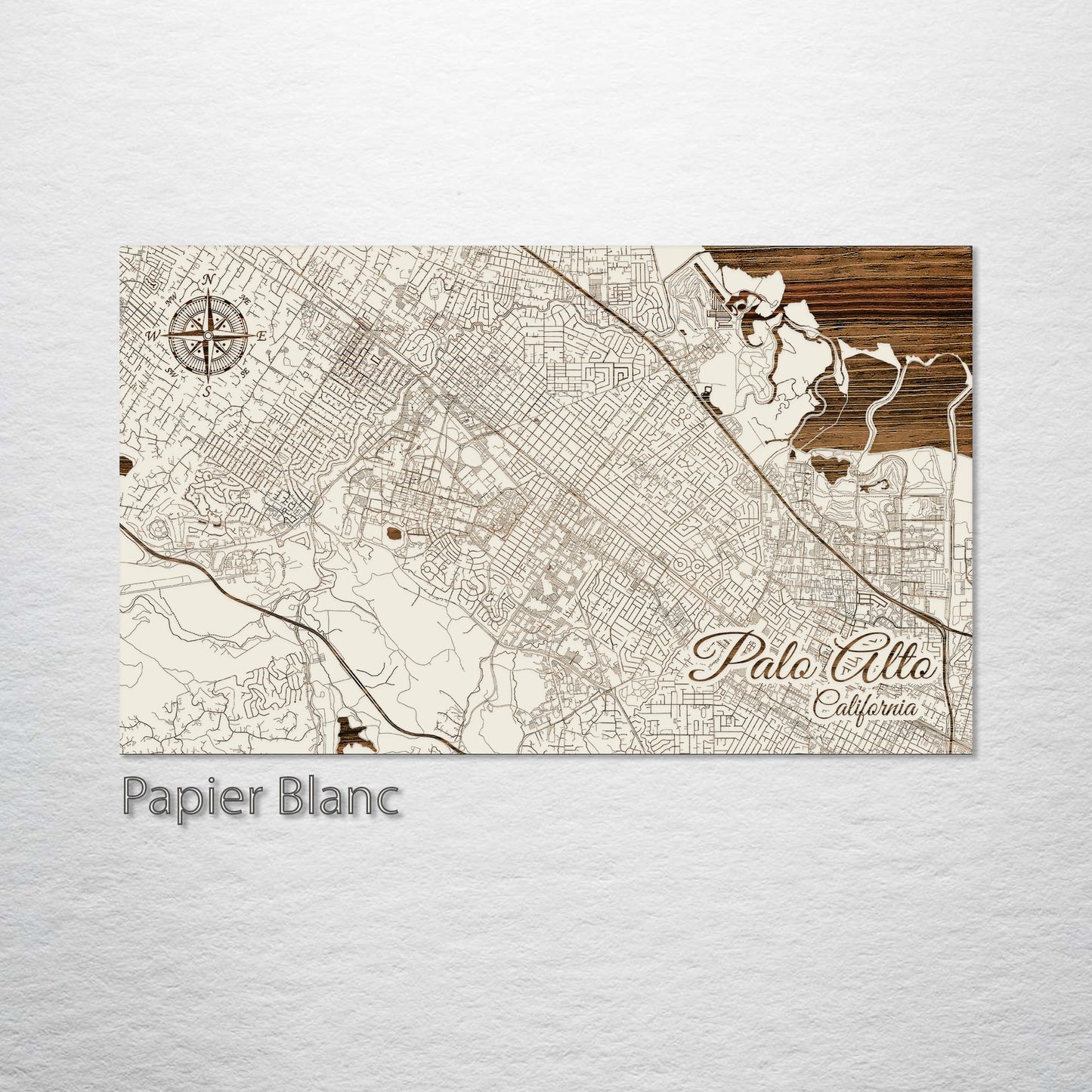 Palo Alto, California Street Map