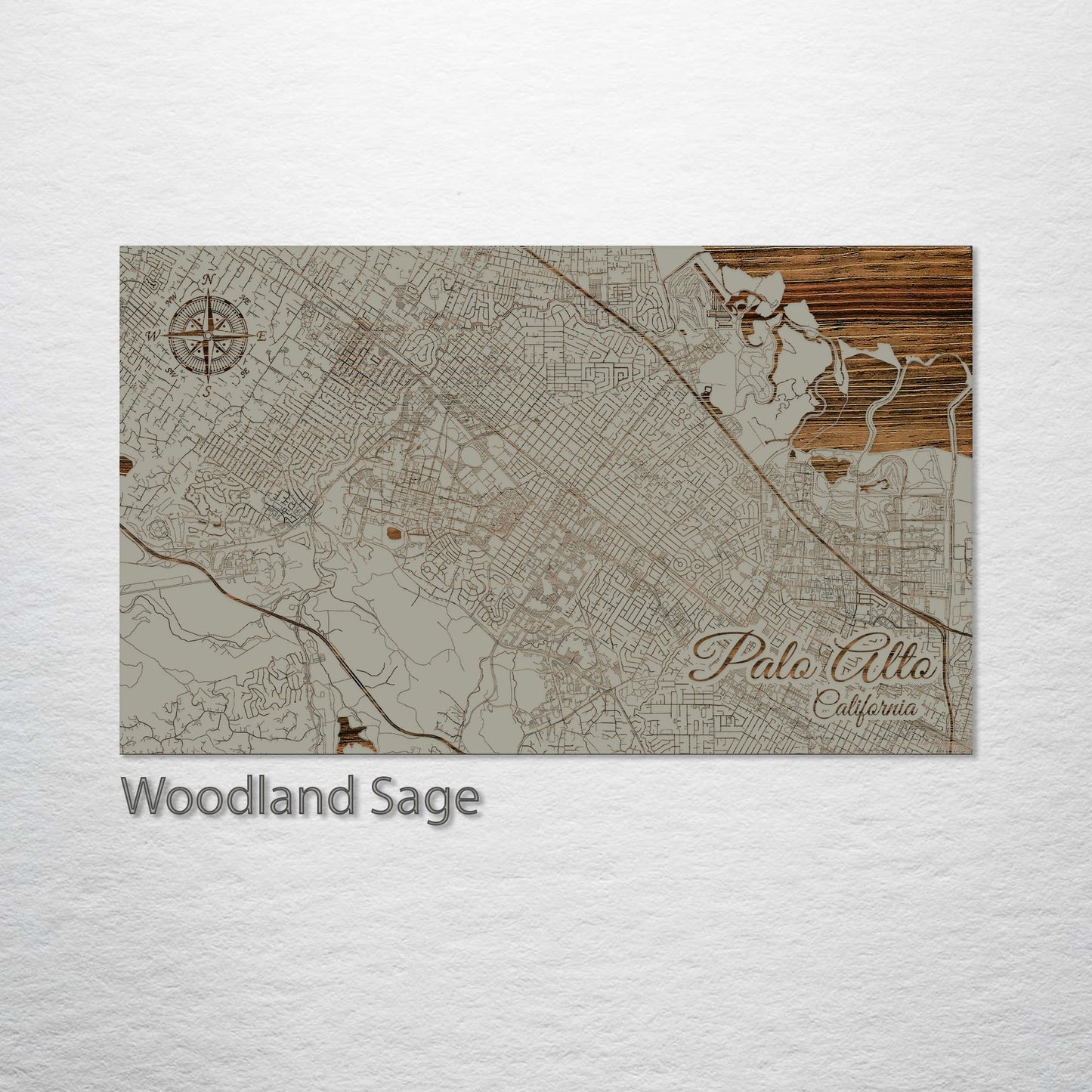 Palo Alto, California Street Map