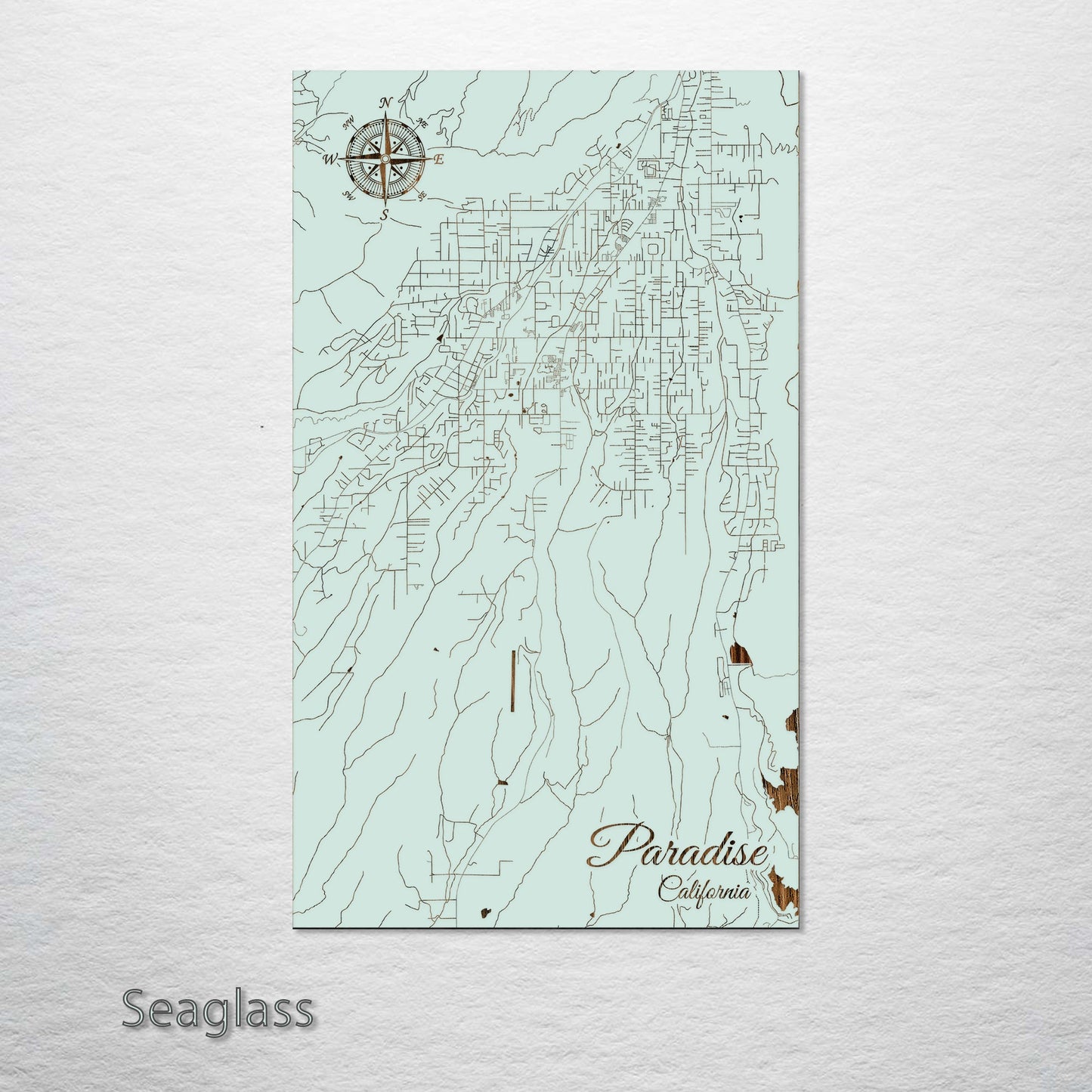 Paradise, California Street Map
