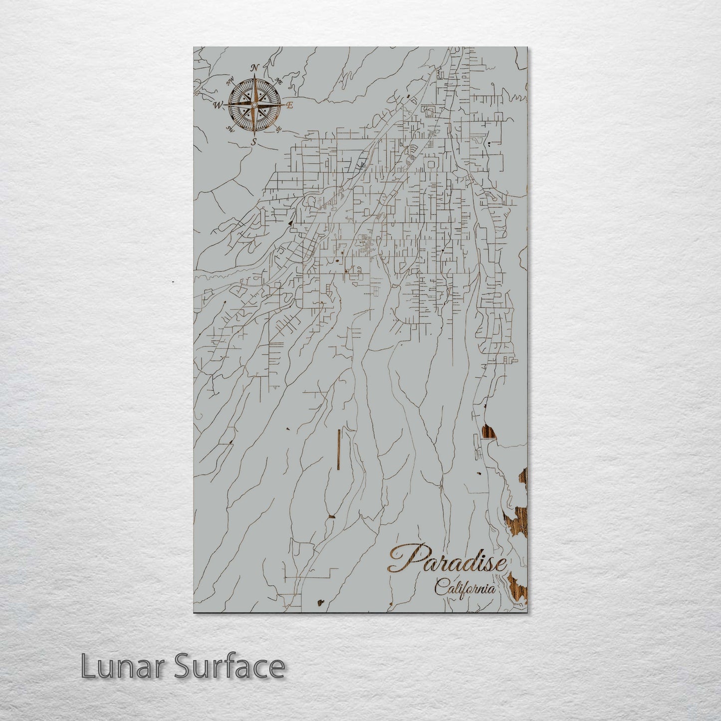 Paradise, California Street Map