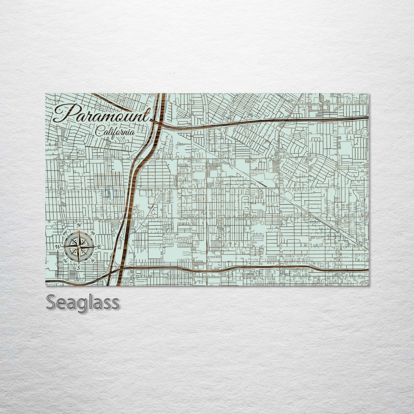 Paramount, California Street Map