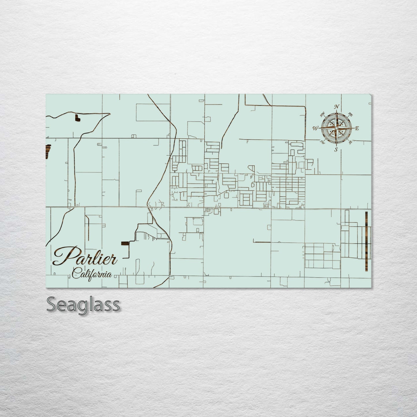 Parlier, California Street Map