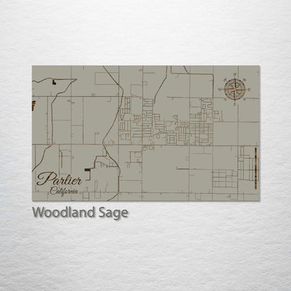 Parlier, California Street Map