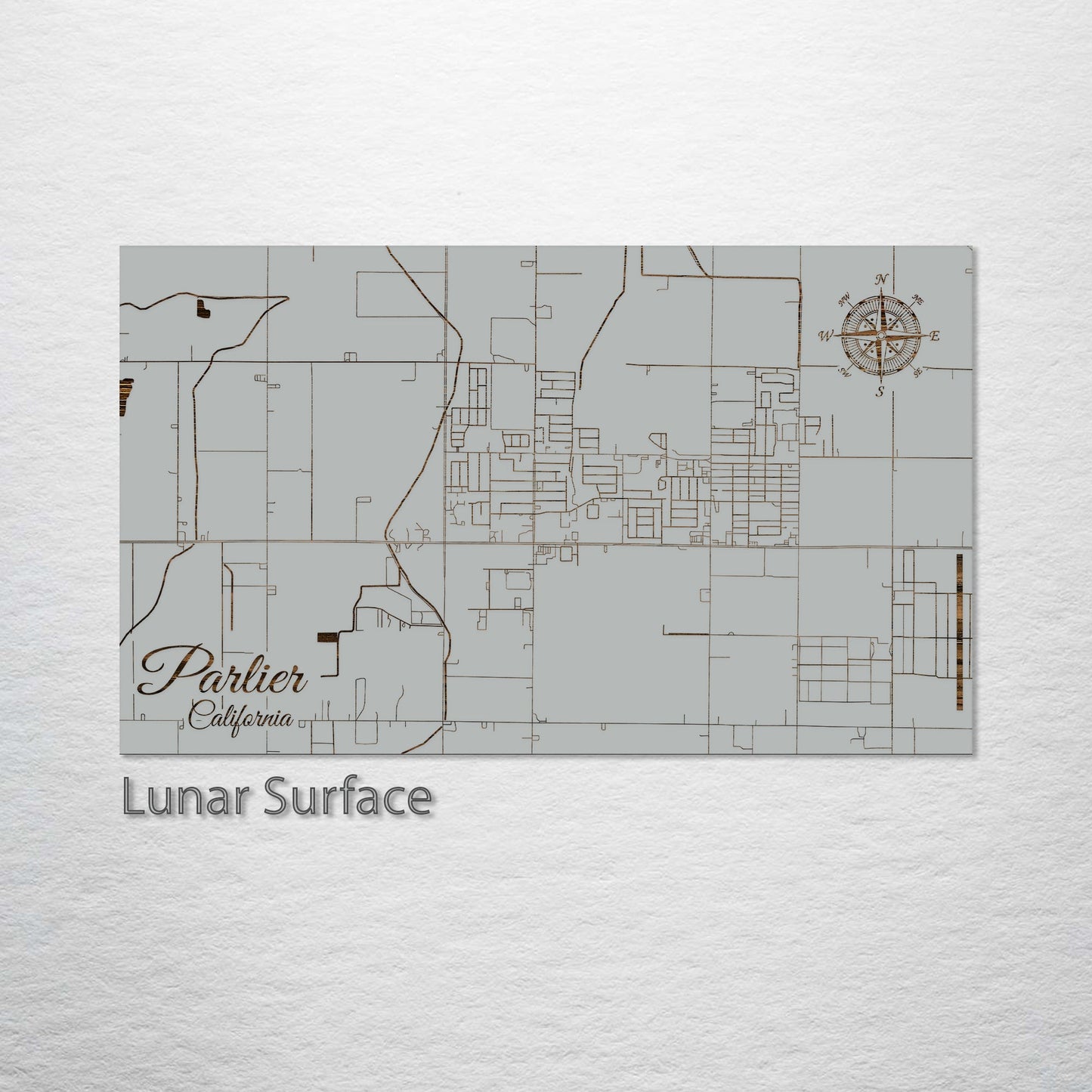 Parlier, California Street Map