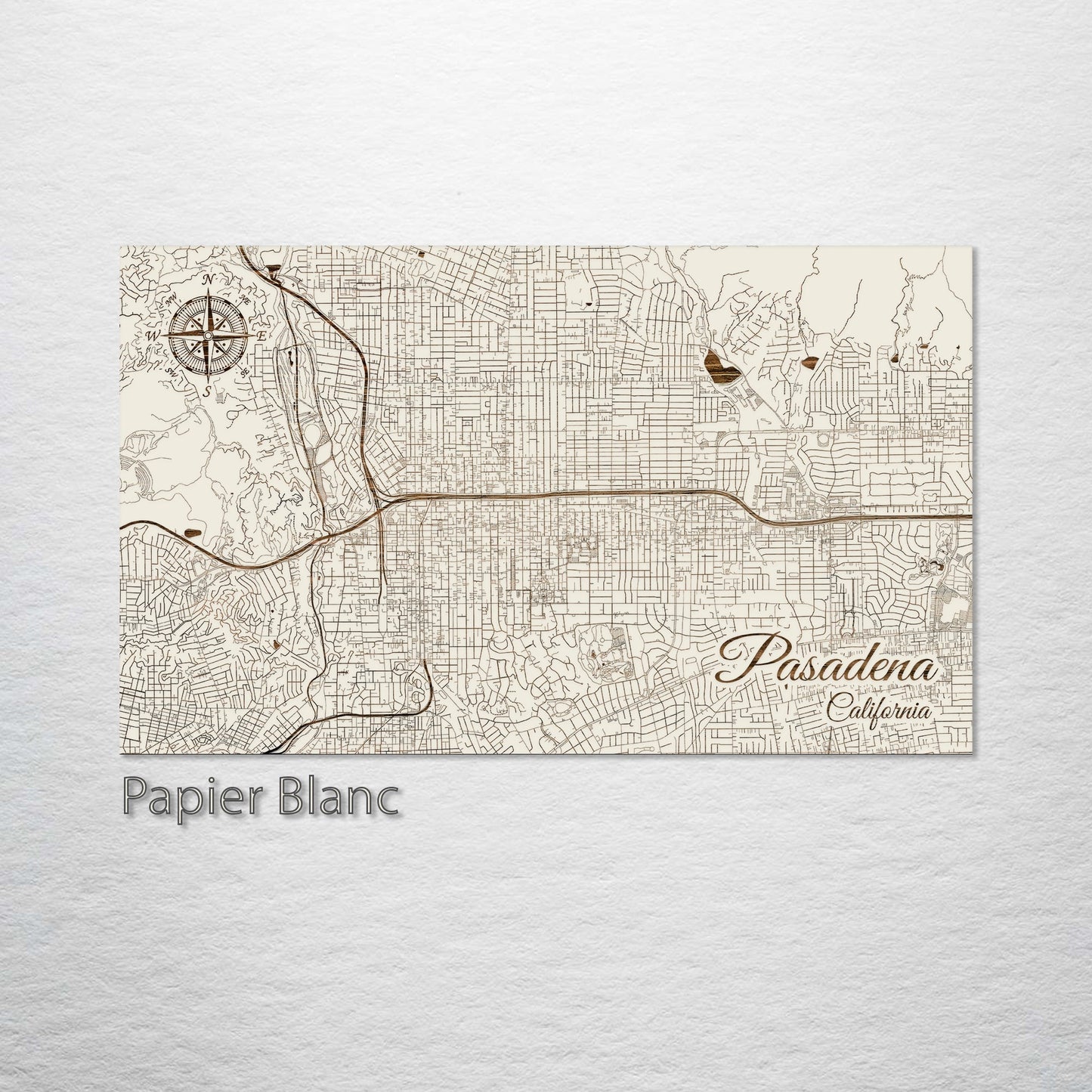 Pasadena, California Street Map