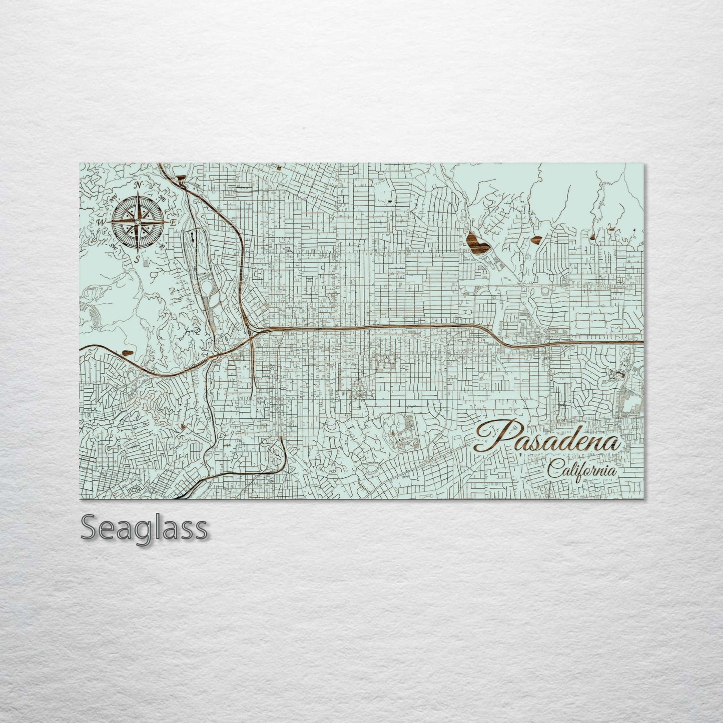 Pasadena, California Street Map