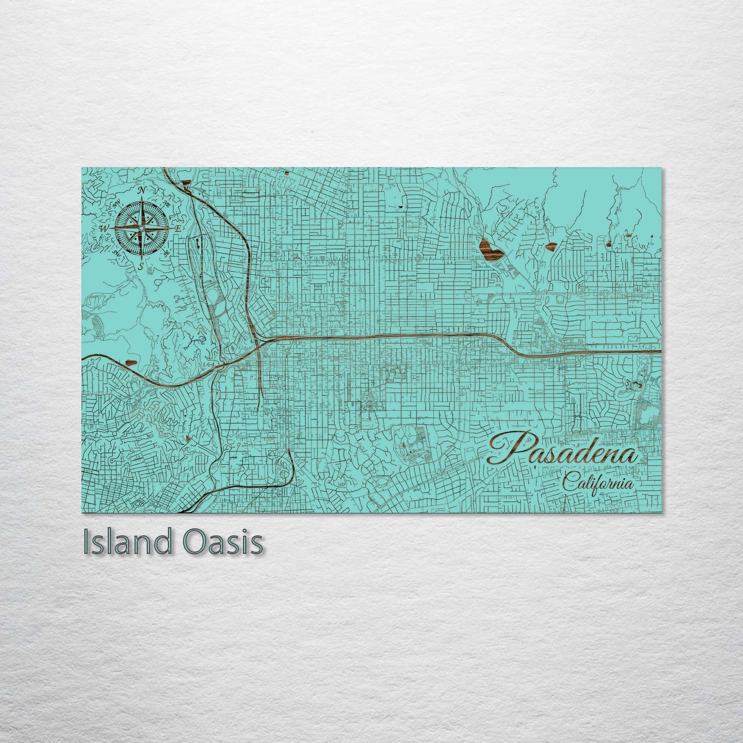 Pasadena, California Street Map