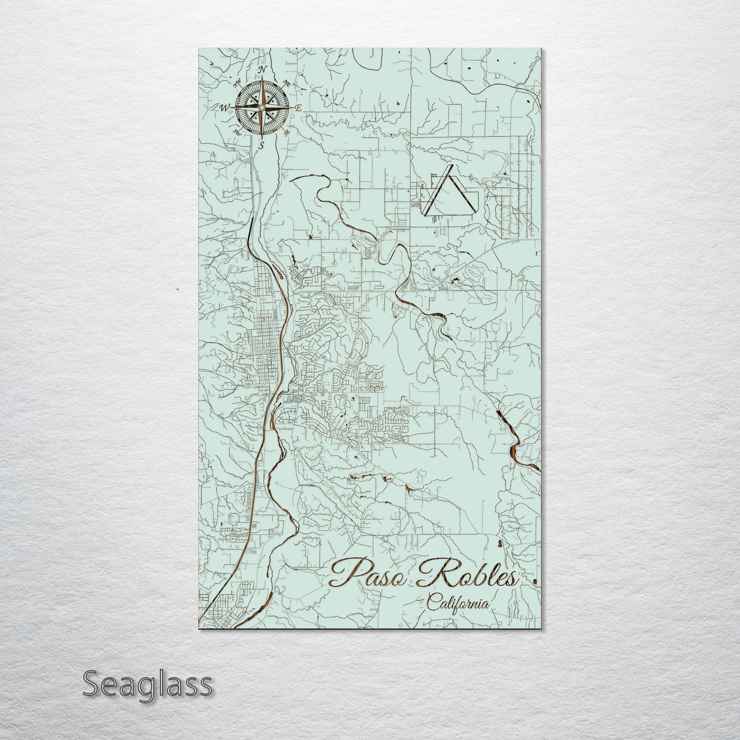 Paso Robles, California Street Map