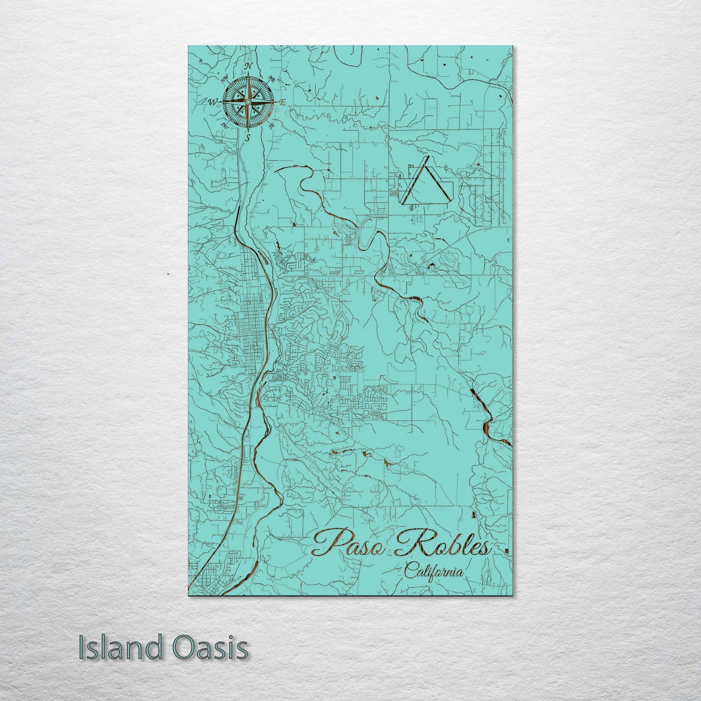 Paso Robles, California Street Map